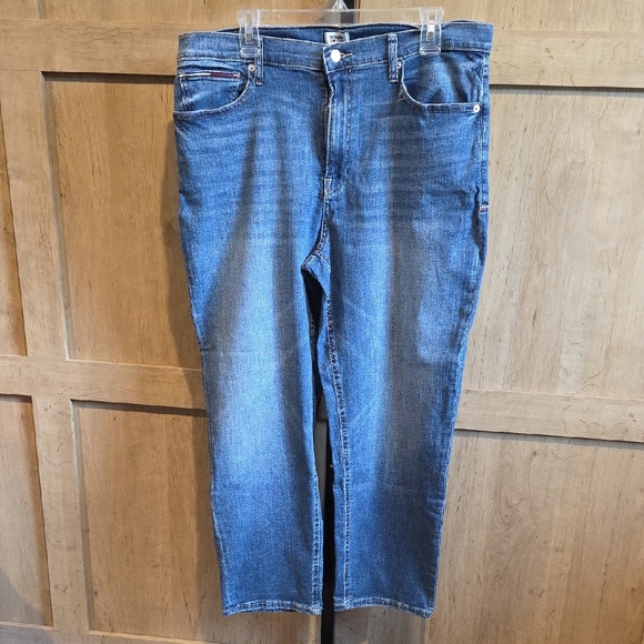 (J51) Womans Sz 14/w32 Tommy Hilfiger  Straight Blue Jeans - Picture 1 of 5